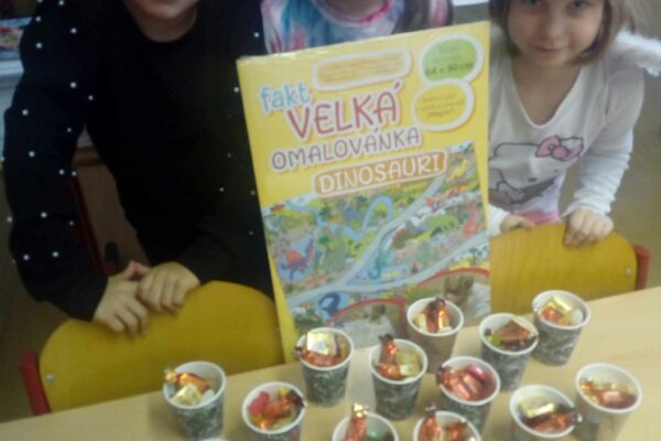 Mikuláš v 1. B - základní škola Žákovská