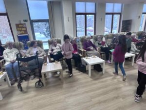 Novoroční koncert ve stacionáři - základní škola Žákovská