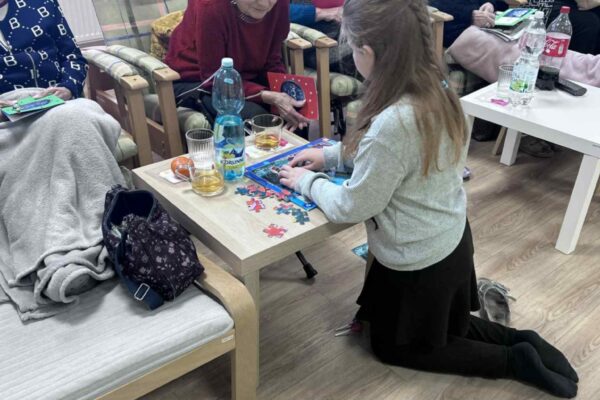 Novoroční koncert ve stacionáři - základní škola Žákovská