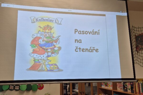 Pasování na čtenáře - základní škola Žákovská