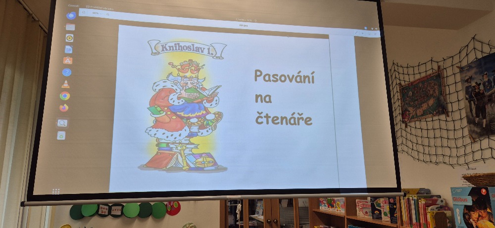 Pasování na čtenáře - základní škola Žákovská