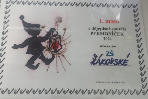 PERMONÍČEK 2024 - základní škola Žákovská