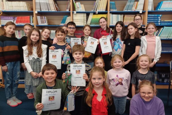 Recitační soutěž na 1. stupni - základní škola Žákovská