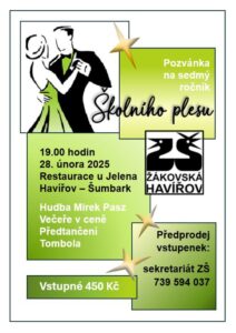 Školní ples 2025 - základní škola Žákovská