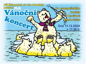 Vánoční koncert - základní škola Žákovská