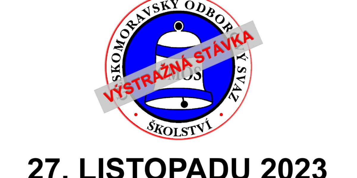 VÝSTRAŽNÁ STÁVKA - základní škola Žákovská