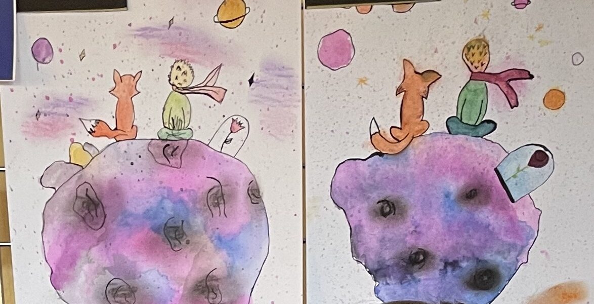 Výtvarný úspěch děvčat ze 4.B - základní škola Žákovská