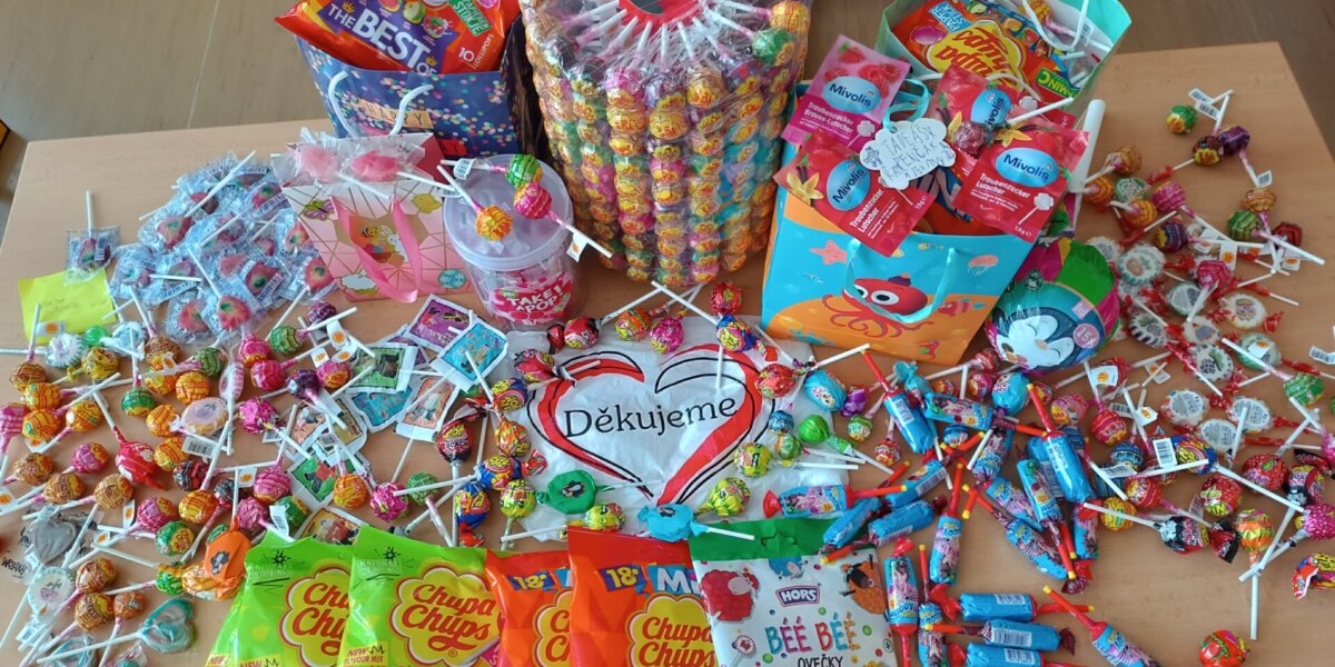 Sbírka pro onkologické dětské pacienty - základní škola Žákovská