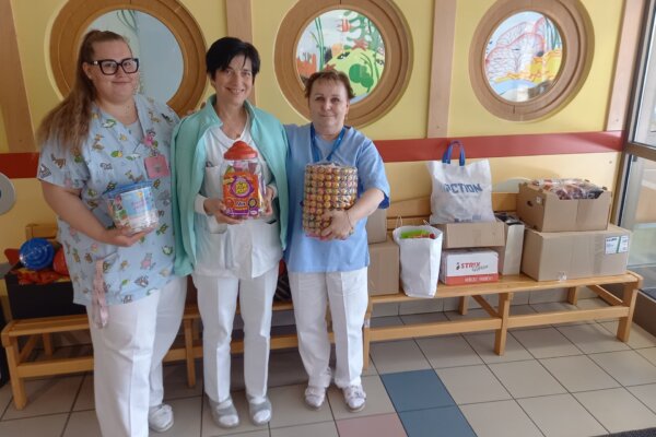Sbírka pro onkologické dětské pacienty - základní škola Žákovská