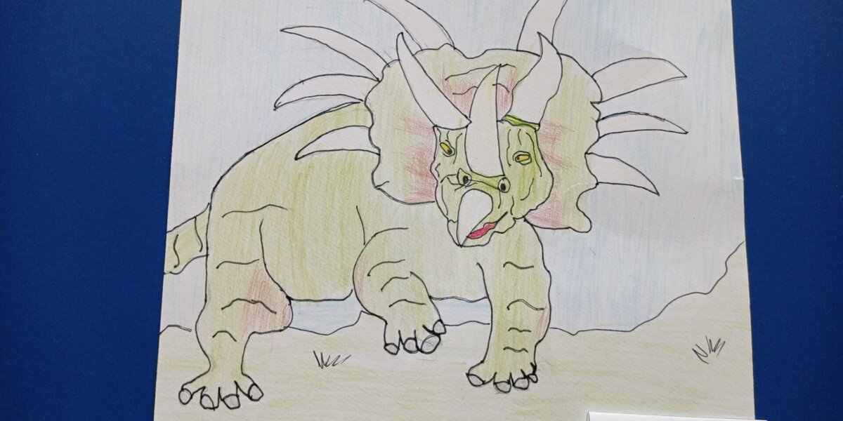 Výtvarná soutěž Dinosauři - základní škola Žákovská