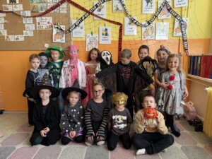 Halloween u prvňáčků - základní škola Žákovská