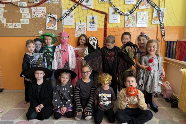 Halloween u prvňáčků - základní škola Žákovská