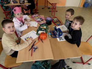 Halloween u prvňáčků - základní škola Žákovská